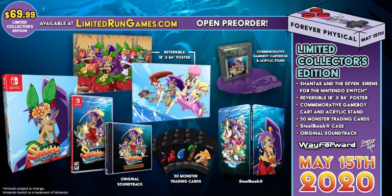Shantae and the Seven Sirens – Edition collector Limited Run Games