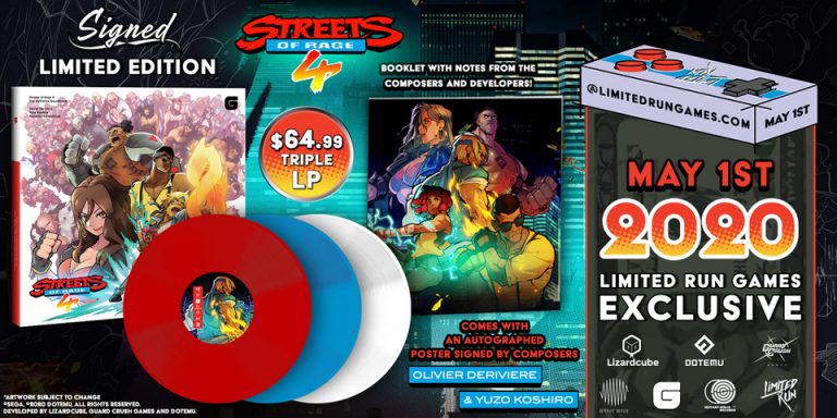 Streets of Rage 4 – Bande originale vinyle