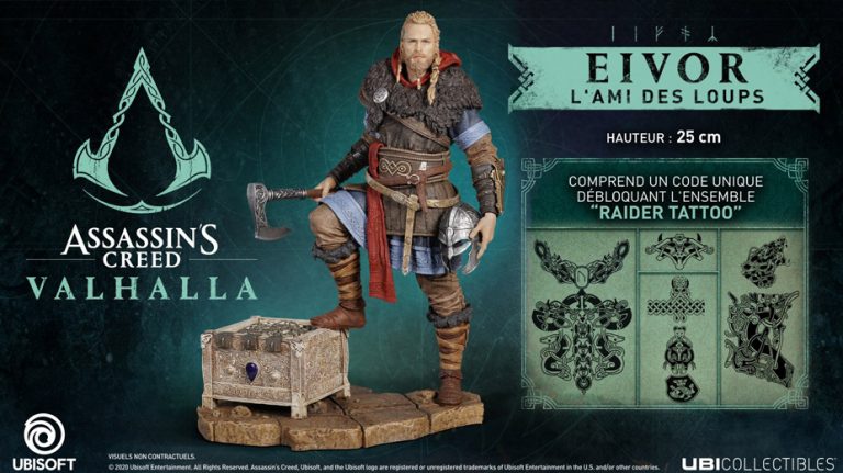 Figurine Assassin’s Creed Valhalla – Eivor L’ami-des-loups