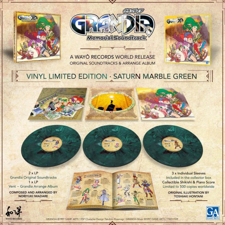 Grandia Memorial Soundtrack – BO vinyle