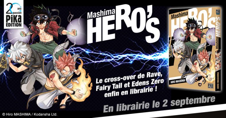 Le cross-over de Rave, Fairy Tail et Edens Zero arrive enfin en manga le 2 septembre 2020 !