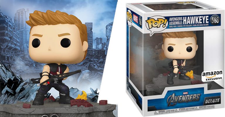 Figurine Funko Pop – Deluxe Marvel Avengers Hawkeye