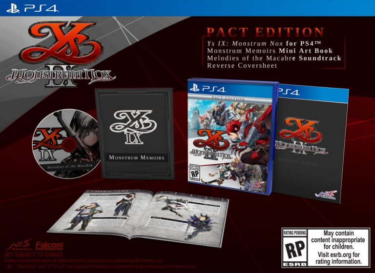 YS IX : Monstrum Nox, sortira en 2021 sur PlayStation 4 et Nintendo Switch