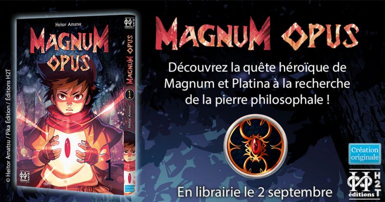 Le manga Magnum Opus dispo en septembre aux éditions H2T