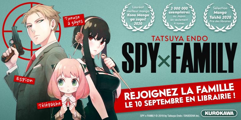 Le manga Spy x Family dès septembre Kurokawa !