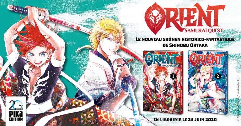 Orient – Samurai Quest – Le shonen de Shinobu Ohtaka dispo le 24 juin !