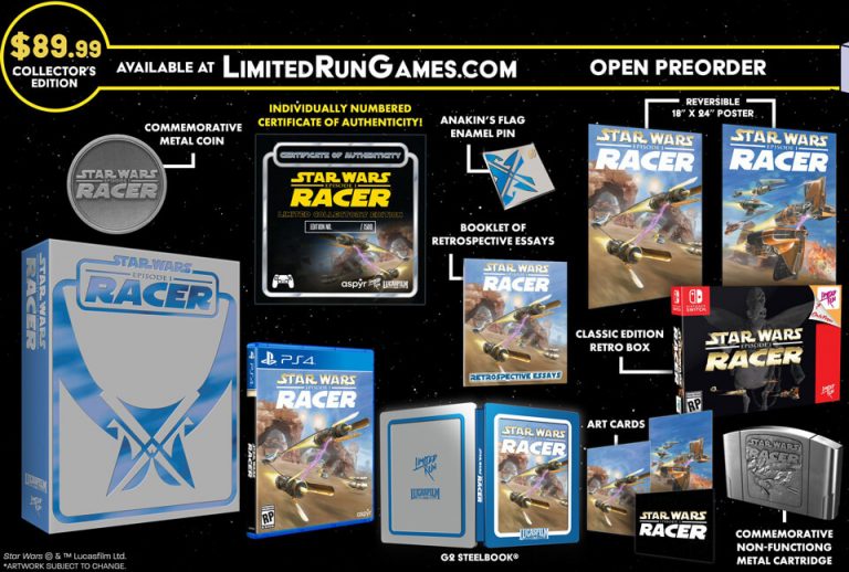 Star Wars Episode 1 : Racer – Edition collector Limited Run Games