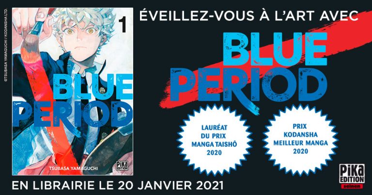 Blue Period, le manga de la collection Pika Seinen arrive en Janvier !