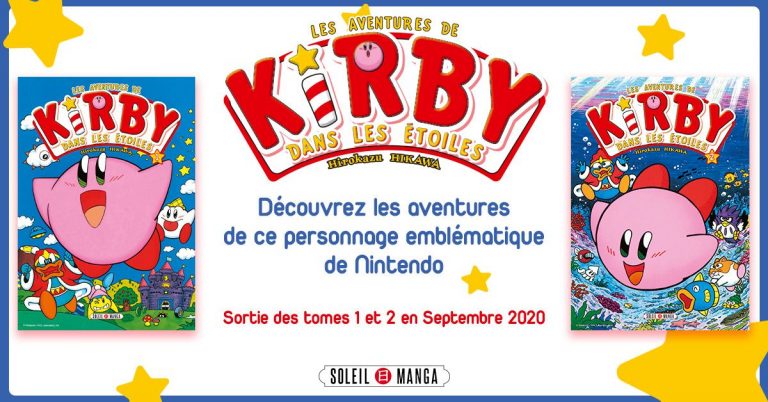 Kirby, le mascotte rose de Nintendo arrive en manga dès septembre !