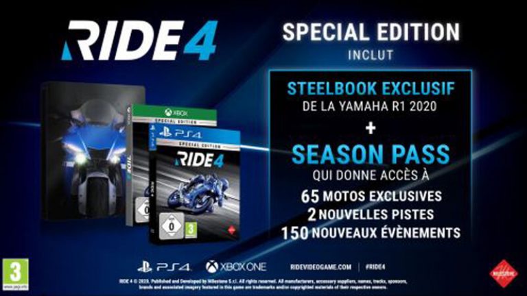 Ride 4 – Edition spéciale steelbook