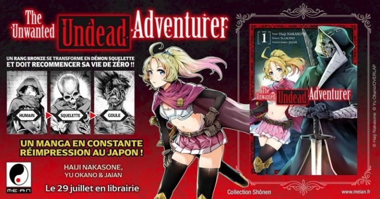 The Unwanted Undead Adventurer, extrait du manga aux éditions Meain