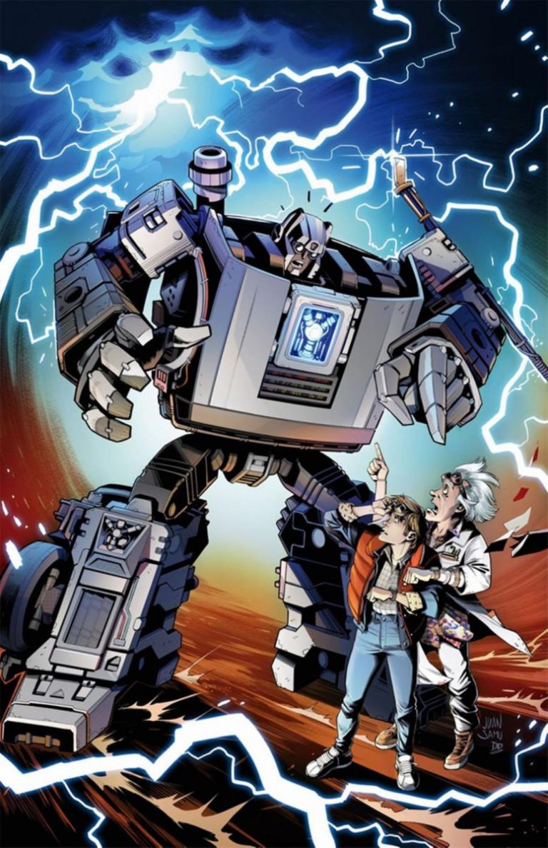 IDW présente un crossover entre Transformers / Retour vers le futur