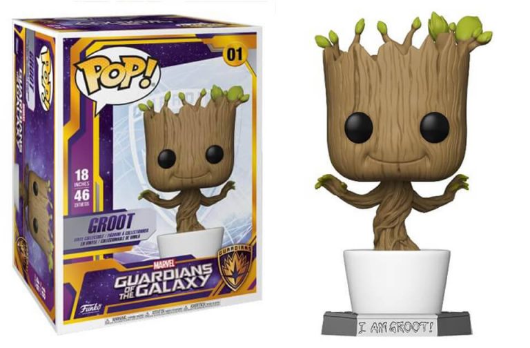 Figurine Dancing Groot dans les Gardiens de la Galaxy – Funko Pop Géante