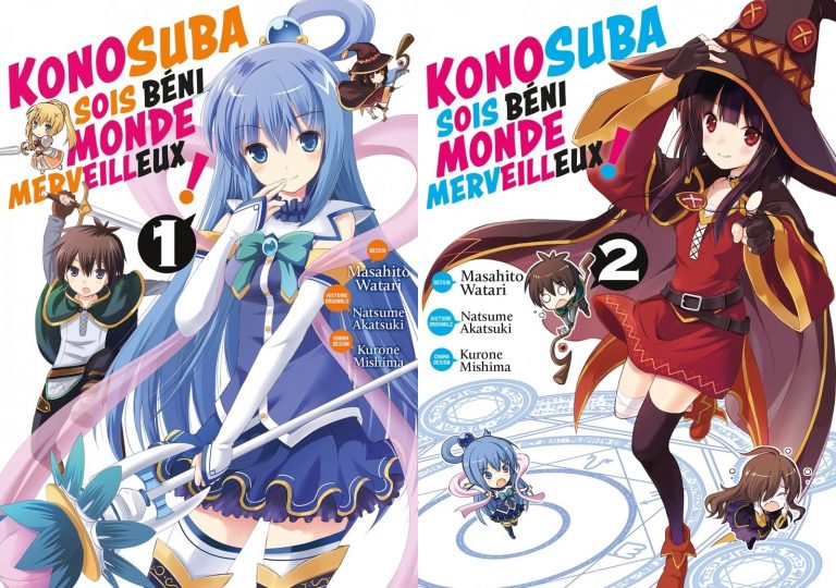 Konosuba : Sois Béni Monde Merveilleux tome 1 & 2 – La fusion du jeu-vidéo dans un manga !
