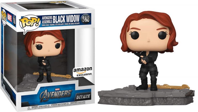 Figurine Funko Pop – Deluxe Marvel Avengers Black Widow