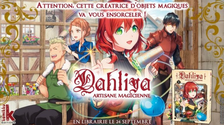 Dahliya le manga de Komikku éditions arrive en septembre !