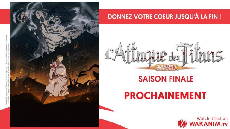 L’attaque des titans Saison Finale sur Wakanim