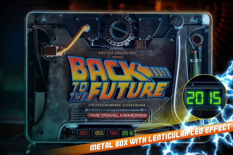 Kit Collector de souvenirs de voyage dans le temps – Retour Vers le Futur