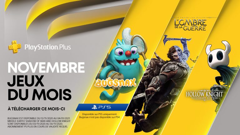 Les jeux PS Plus de novembre 2020 et les jeux de la PS Plus Collection