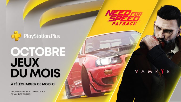 Les jeux PS Plus d’octobre 2020
