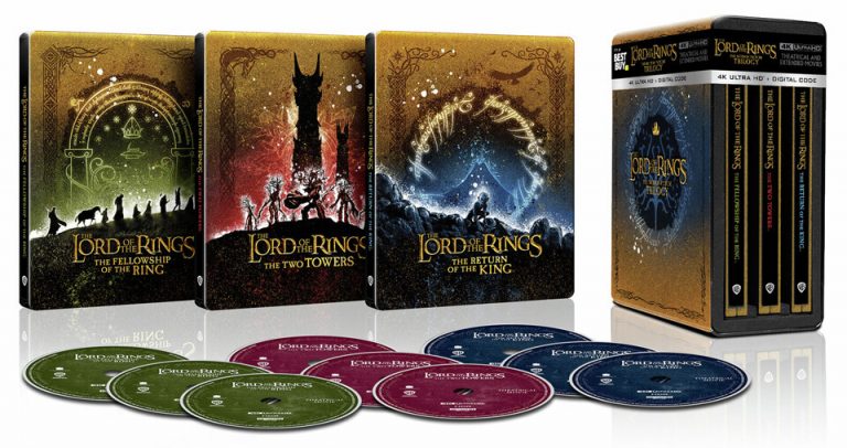 La trilogie du Seigneur des Anneaux – Coffret Steelbook 4K