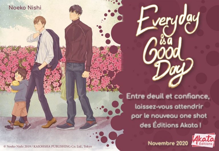 Le manga Everyday is a Good Day séra édité par Akata