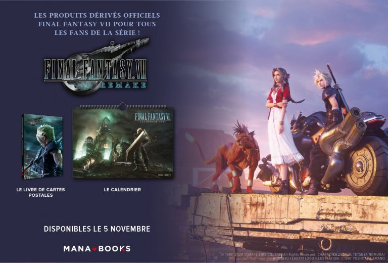 Idée cadeaux geek spéciale Final Fantasy VII Remake chez ManaBooks