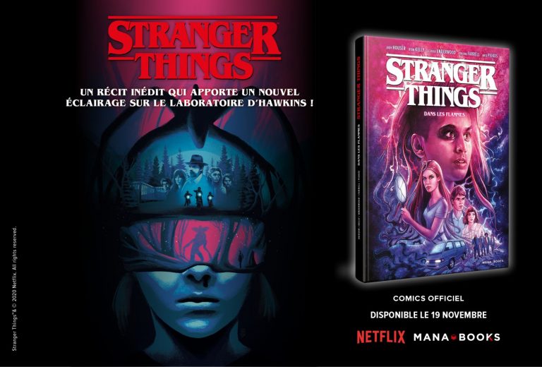 Bande annonce du comics – Stranger Things – Dans les flammes chez Mana Books