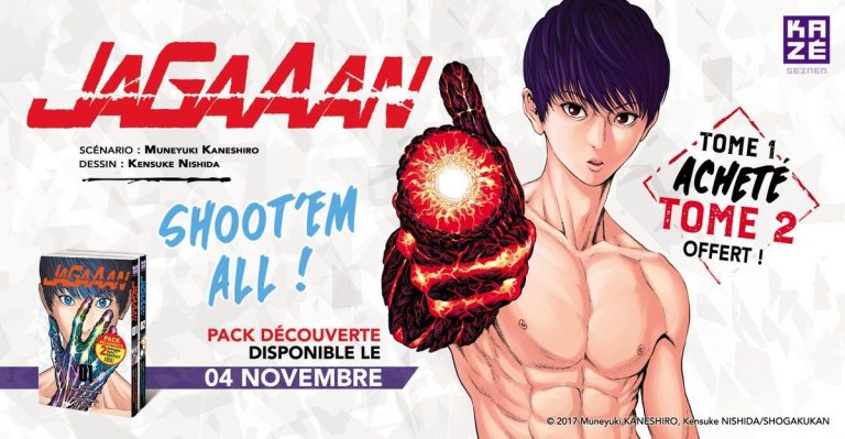 Un pack découverte pour le manga Jagaaan chez Kazé