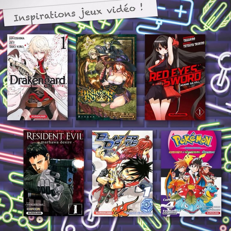 Des mangas pour les gamers chez Kurokawa !