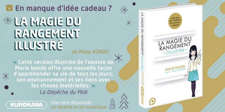 Idée Cadeau – Découvrez l&rsquo;ouvrage « La Magie du Rangement » de Marie Kondo