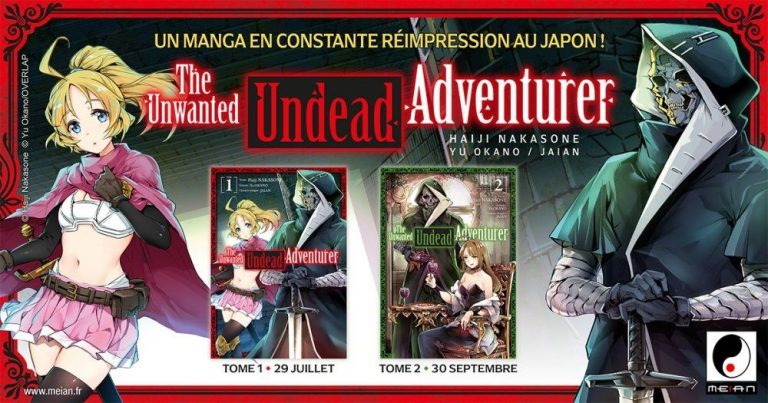 Avis Manga Meian – The Unwanted Undead Adventurer (tomes 1 & 2)