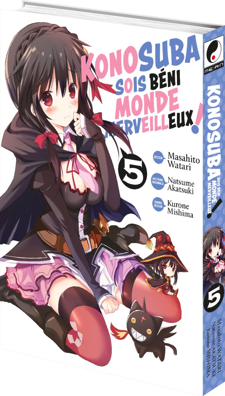 Infos et visuels pour les tome 5 et 6 du manga de Konosuba : Sois Béni Monde Merveilleux !