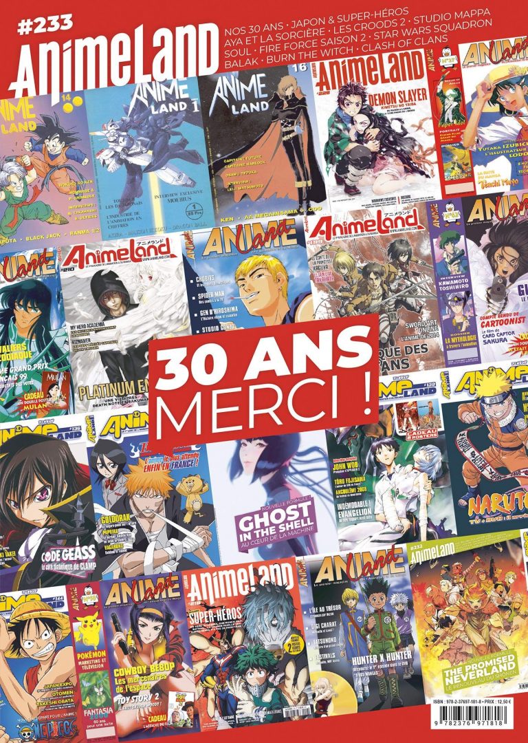 Animeland #233 est disponible en Kiosque !