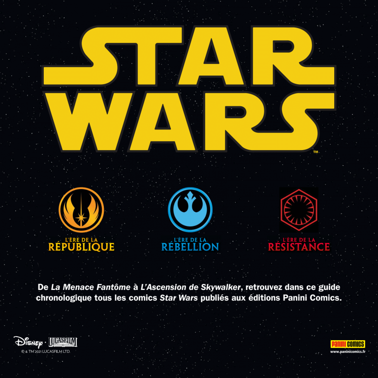 Chronologie des comics STAR WARS (Panini Comics)