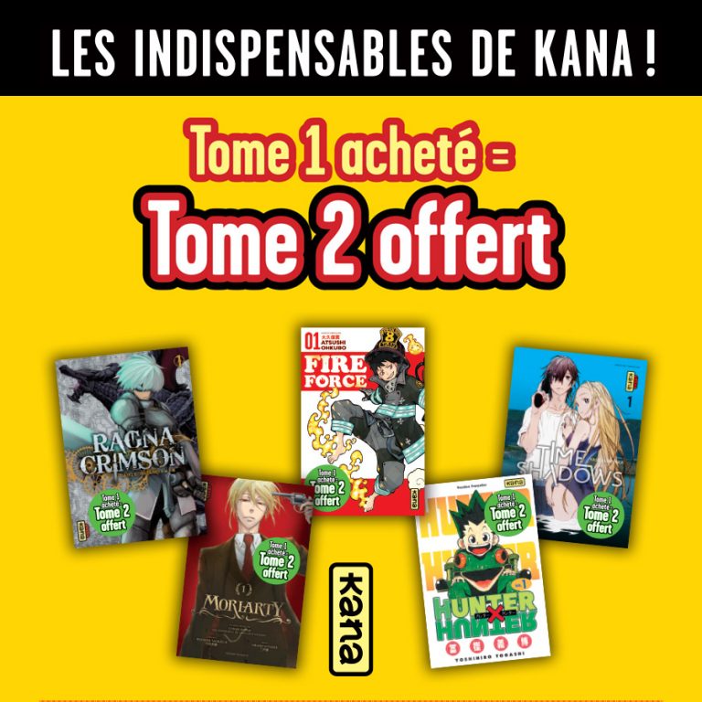 Nouvelle opération chez les Editions Kana