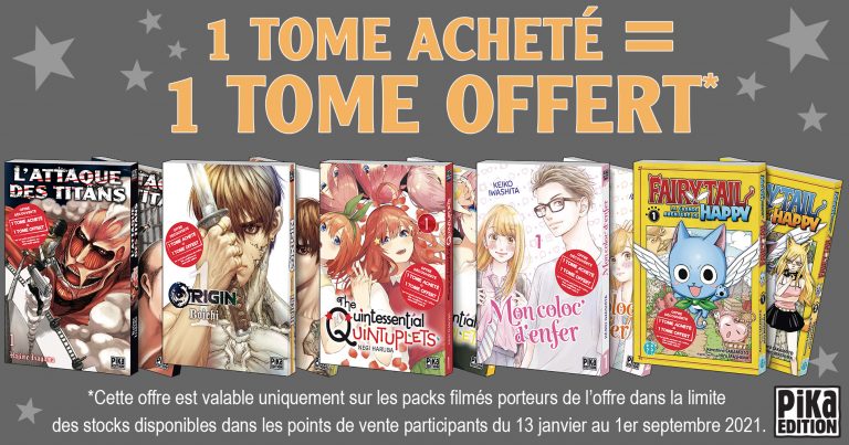 Offre découverte chez Pika édition !