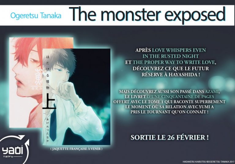 The Monster Exposed, la saga d&rsquo;Ogeretsu Tanaka continue chez Taifu Comics