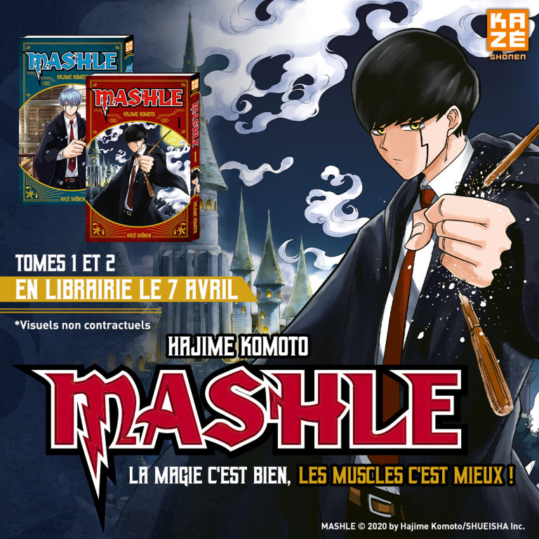 Découvrez le premier chapitre du manga Mashle chez Kazé