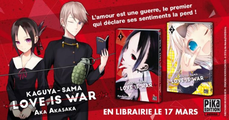 Le chapitre 2 de manga Kaguya-sama: Love is War est en ligne chez Pika !