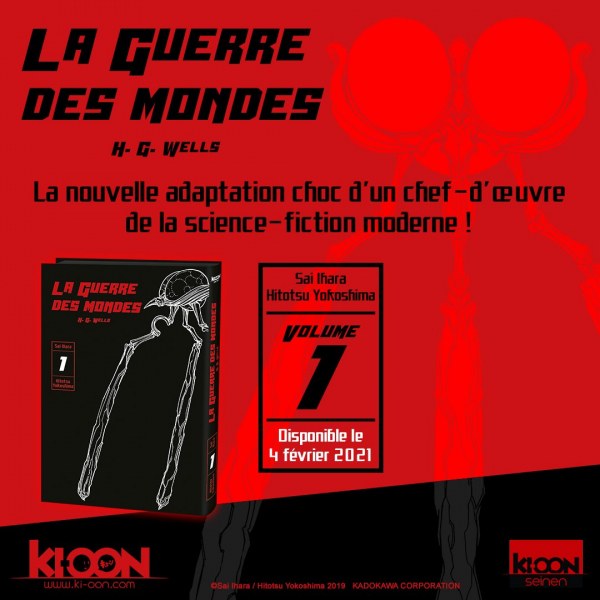 Le manga « La Guerre des mondes » se dévoile en bande-annonce !