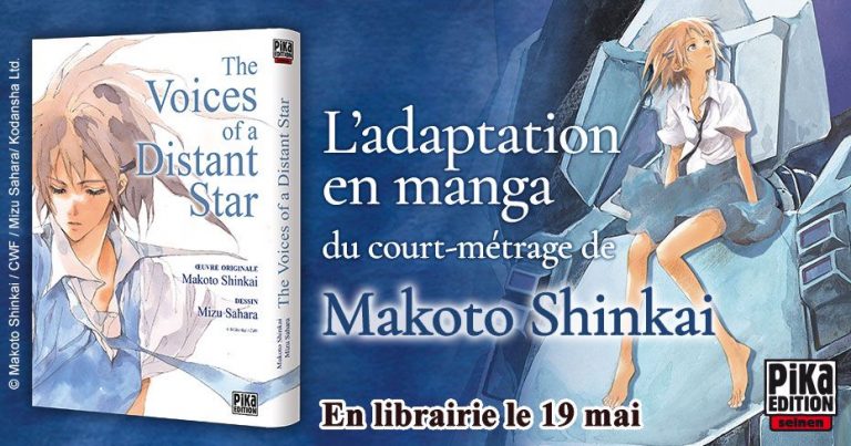 The Voices of a Distant Star : un nouveau manga issu d&rsquo;une œuvre de Makoto Shinkai chez Pika Édition