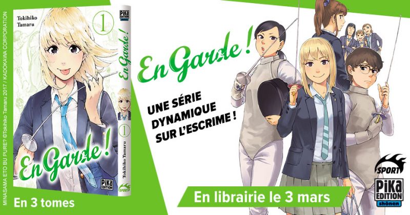 Un extrait du manga En garde ! dans la collection Pika Shônen