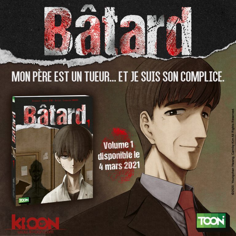 Les premières pages pour le célèbre WEBTOON “Bâtard”