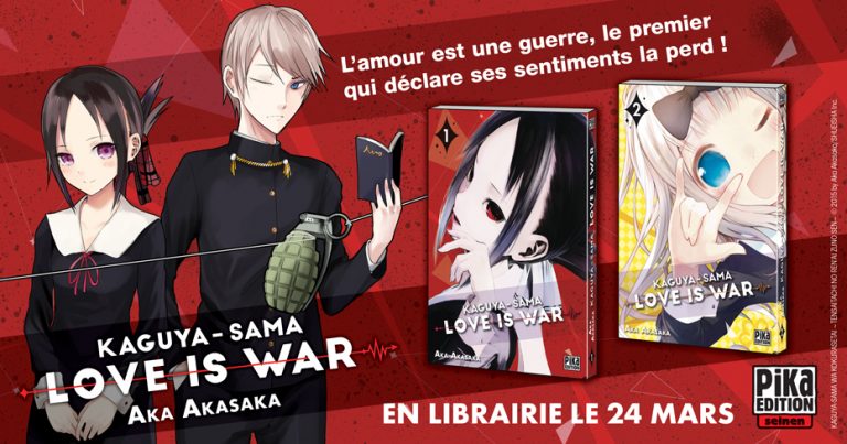 Le manga Kaguya-sama: Love is War reporté du 17 au 24 mars