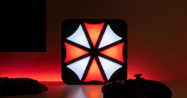 Lampe Umbrella Corporation dans Resident