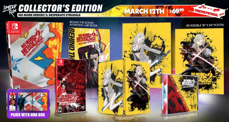 No More Heroes 2 – Edition collector Limited Run Games #100