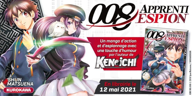 008 Apprenti Espion, le nouveau manga annoncé par Kurokawa