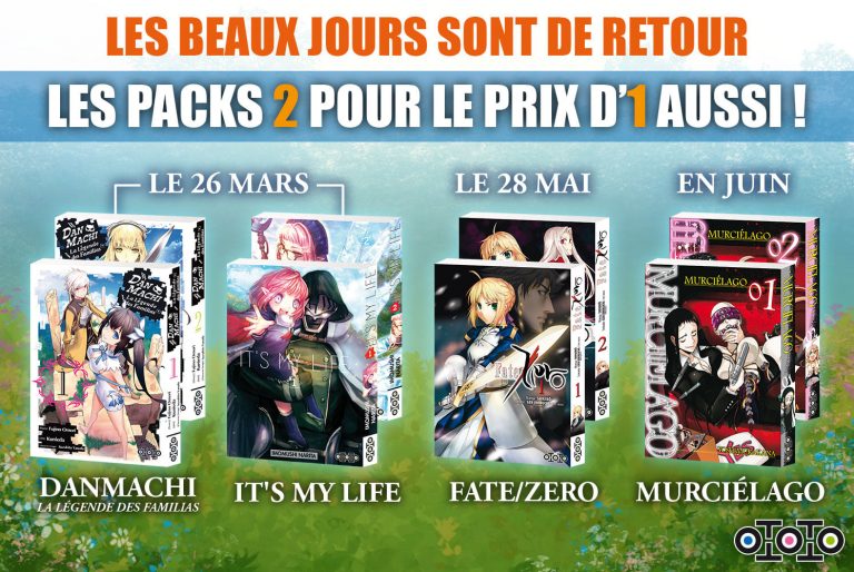 Offre mangas de packs découverte chez Ototo Manga