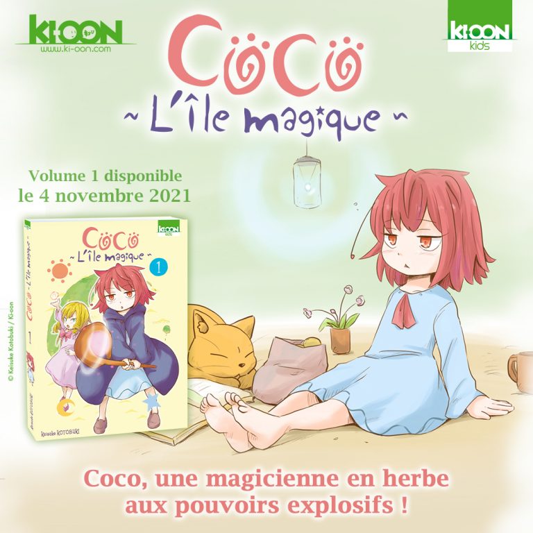 Coco – L&rsquo;Île magique – Un manga 100 % couleur bourré d&rsquo;humour chez Ki-oon